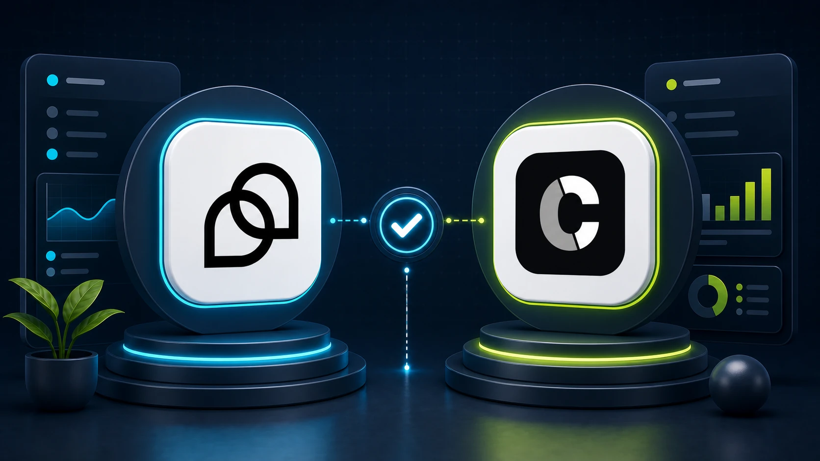 ChatbotEdge editorial comparison image for Tidio and Chatbase.